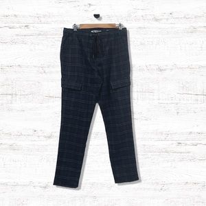 Pac Sun Plaid Cargo Pants Size Medium